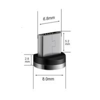 Коннектор для дата кабель Metal Magnetic 360 Micro USB