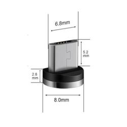 Коннектор для дата кабель Metal Magnetic 360 Micro USB