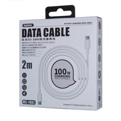 Дата кабель Remax RC-183c Marlik Series 100W 2M Type C - Type C White