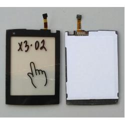 Сенсорный экран для NOKIA X3-02 Black