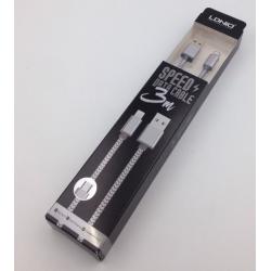 Дата кабель LDNIO LS-31 iPhone 5 3m Silver