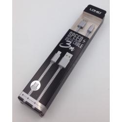 Дата кабель LDNIO LS-31 micro USB 3m Silver