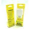 Сетевое ЗУ DN16 Gloss (5V/2.1A/2USB) White 