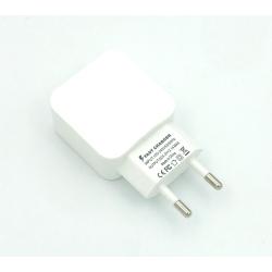 Сетевое ЗУ DN16 Gloss (5V/2.1A/2USB) White 