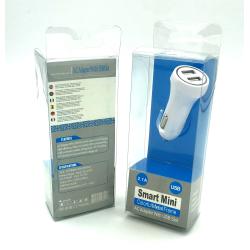 Автомобильное ЗУ DCC-01 (5V/2.1A/2USB) White (тех. упаковка)