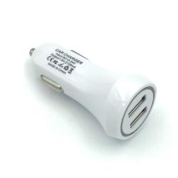 Автомобильное ЗУ DCC-01 (5V/2.1A/2USB) White (тех. упаковка)