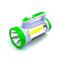 Ручной светодиодный фонарь на аккумуляторе с ручкой Junai JA-1953 3W+5W+5W+5W Led White_Green