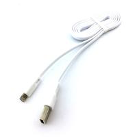 Дата кабель FLAT PREMIUM iPhone 5 White (тех. упаковка)