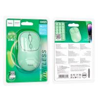 Компьютерная беспроводная мышь HOCO GM25 Royal dual-mode business wireless mouse Green