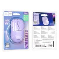 Компьютерная беспроводная мышь HOCO GM25 Royal dual-mode business wireless mouse Purple