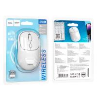 Компьютерная беспроводная мышь HOCO GM25 Royal dual-mode business wireless mouse White