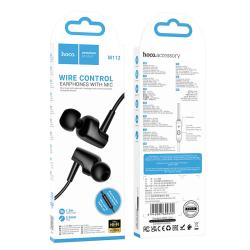 Наушники с микрофоном HOCO M112 1.2m Black