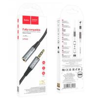 Кабель AUX HOCO UPA20 3.5 audio extension cable male to female (L=2M) Black