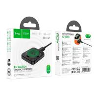 Магнитная зарядка для Apple Watch HOCO CQ16C Astute wireless charger for iWatch Type C Black