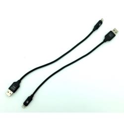 Дата кабель I-001 круглый Lightning 0.3m Black (тех. упаковка)