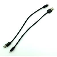 Дата кабель I-003 плетенный круглый Lighting 0.3m Black (тех. упаковка)
