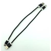 Дата кабель TC-004 плетенный круглый Type C 0.3m Black (тех. упаковка)