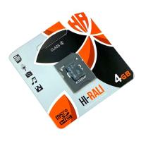 Карта памяти 4Gb HI-RALI Class 4 Micro SD + adapter 