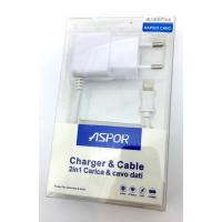 Сетевое ЗУ ASPOR A801 iPhone 5 (5V/1A/1USB)