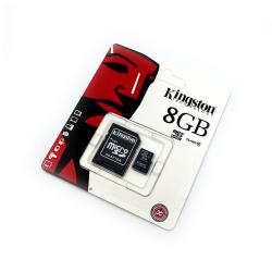 Карта памяти 8Gb Kingston Micro SD + adapter COPY