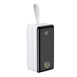 Power Bank REMAX RPP-291 Chinen Series 80000mAh 20W+22.5W PD+QC with LED Light White