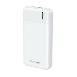 Power Bank REMAX RPP-288 Pure Series (20000mAh/USB+TYPE C /20W) + Qualcomm 3.0 White