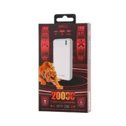 Power Bank REMAX RPP-288 Pure Series (20000mAh/USB+TYPE C /20W) + Qualcomm 3.0 White