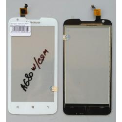 Сенсорный экран для Lenovo A680 (с камерой) White