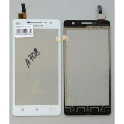 Сенсорный экран для Lenovo A708 White