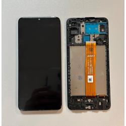 Дисплей + тачскрин + рамка для SAMSUNG A12 Black