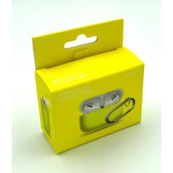 Чехол Silicone Case AirPods PRO с карабином #50 Canary Yellow