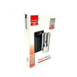 Power Bank SUNPIN SP202 (20000mAh/2.1A/1USB) Black
