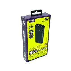 Power Bank REMAX RPP-238 Pure Series (20000mAh/22.5W/2USB) Black