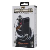 Power Bank REMAX RPP-166 Lango Series 20000mAh/2 USB Micro input+Type C input Black 