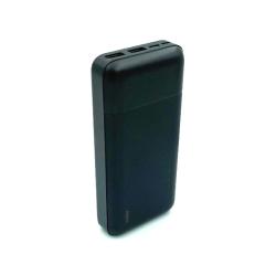 Power Bank REMAX RPP-166 Lango Series 20000mAh/2 USB Micro input+Type C input Black 
