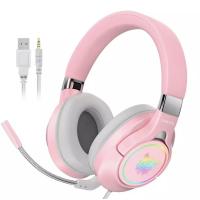 Наушники компьютерные с микрофоном ONIKUMA K15 Pink