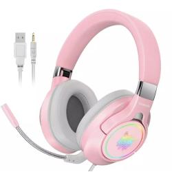Наушники компьютерные с микрофоном ONIKUMA K15 Pink