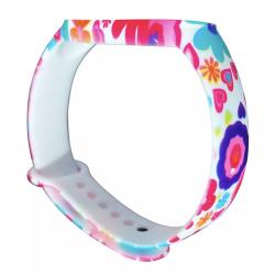 Браслет для смарт часов Mi Band 3 / 4 Big Flower