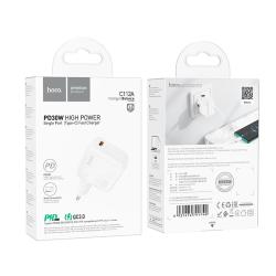 Сетевое ЗУ HOCO C112A PD30W High Power Single Port (Type C) White