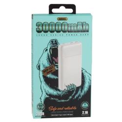 Power Bank REMAX RPP-167 Lango Series 30000mAh/2 USB Micro input+Type C input+ iPh input White