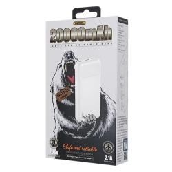 Power Bank REMAX RPP-166 Lango Series 20000mAh/2 USB Micro input+Type C input White