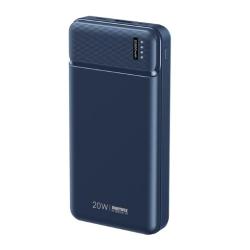 Power Bank REMAX RPP-288 Pure Series (20000mAh/USB+TYPE C /20W) + Qualcomm 3.0 Blue