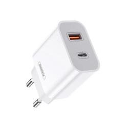 Сетевое ЗУ REMAX RP-U68 (5V/3A/1USB + Type C) Qualcomm 3.0