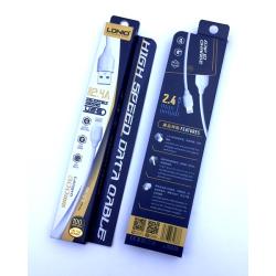 Дата кабель LDNIO LS-38 Lightning 30cm White