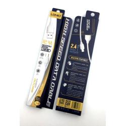 Дата кабель LDNIO LS-38 Micro USB 30cm White