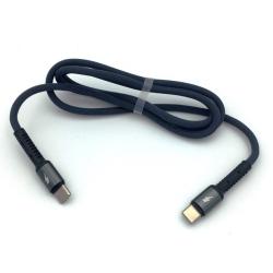 Дата кабель LDNIO LC-91 Type C to Type C 3A 1m Black