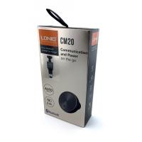 Bluetooth гарнитура LDNIO CM20 + Car Charger (5V/2,4A/1USB) Black