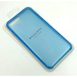 Чехол iPhone 7+/8+ Silicon Case Clear Blue