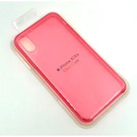 Чехол iPhone X/XS Silicon Case Clear Pink