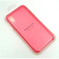 Чехол iPhone X/XS Silicon Case Clear Pink